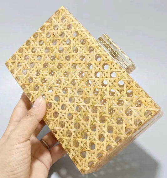 Laguna Acrylic Clutch Handbag