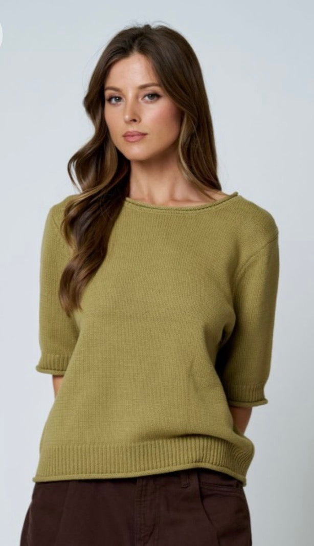 Hayride Cutie Raw Edge Sweater
