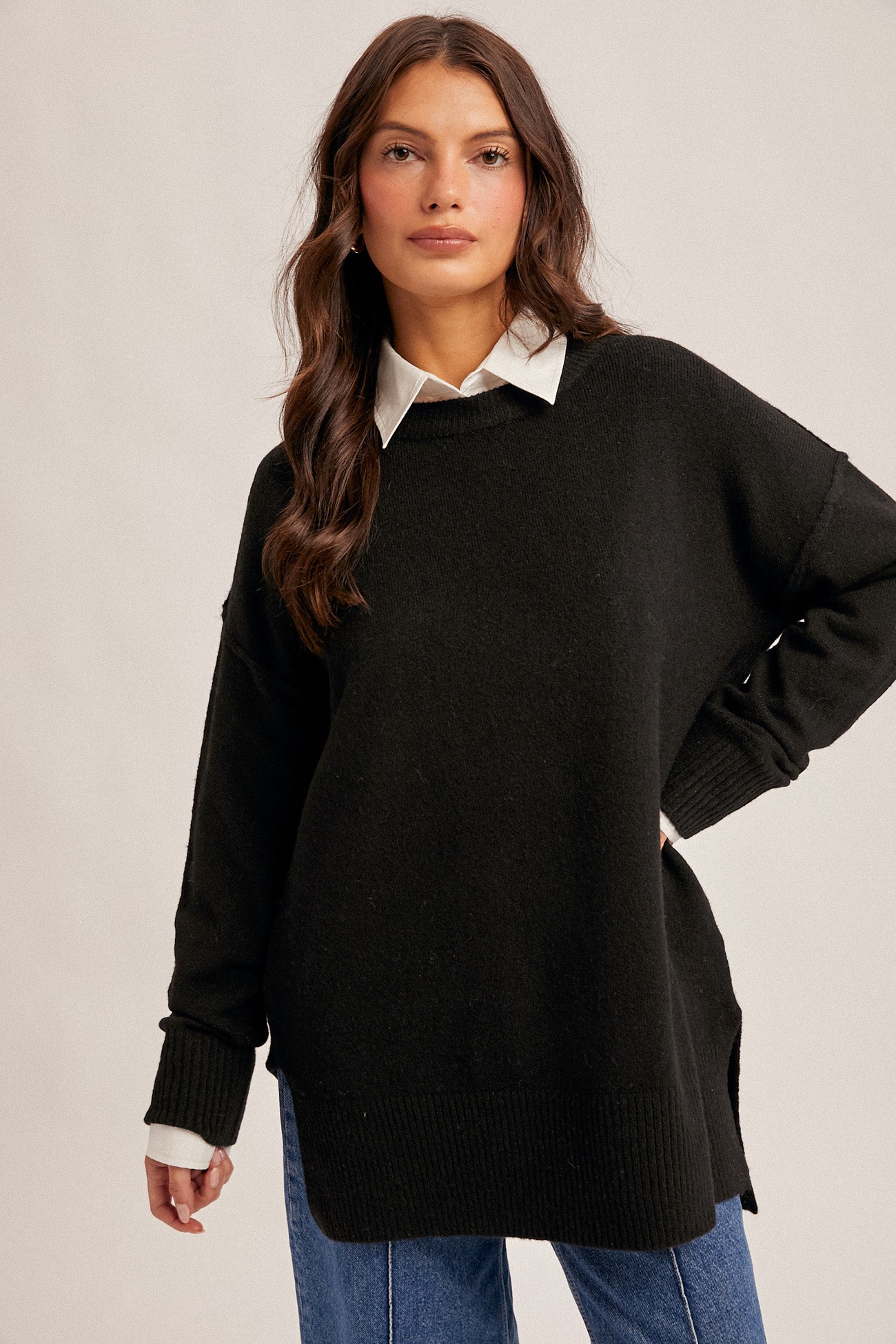Totally Smitten Tunic Sweater