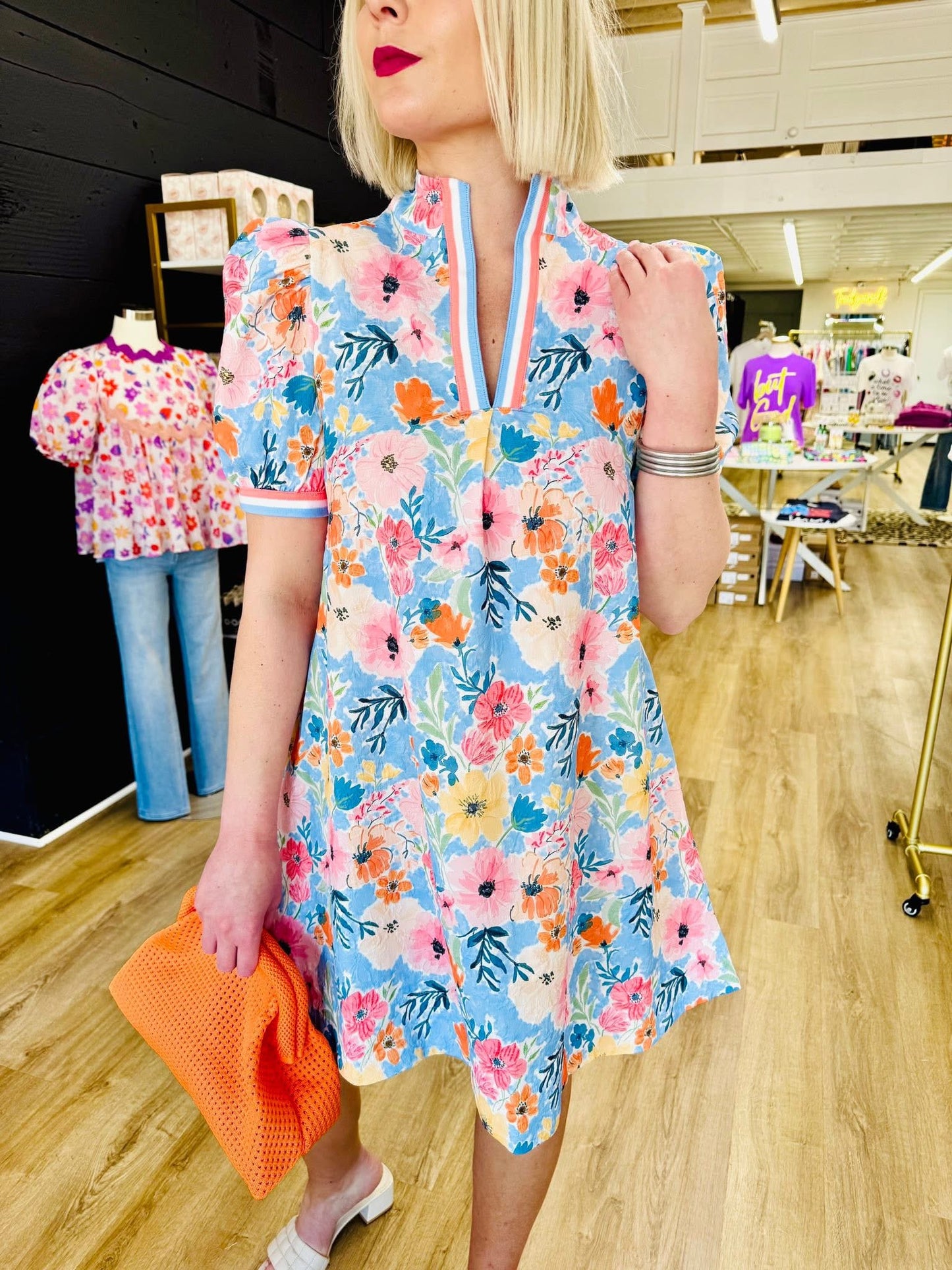Blooming With Cheer Floral Dress