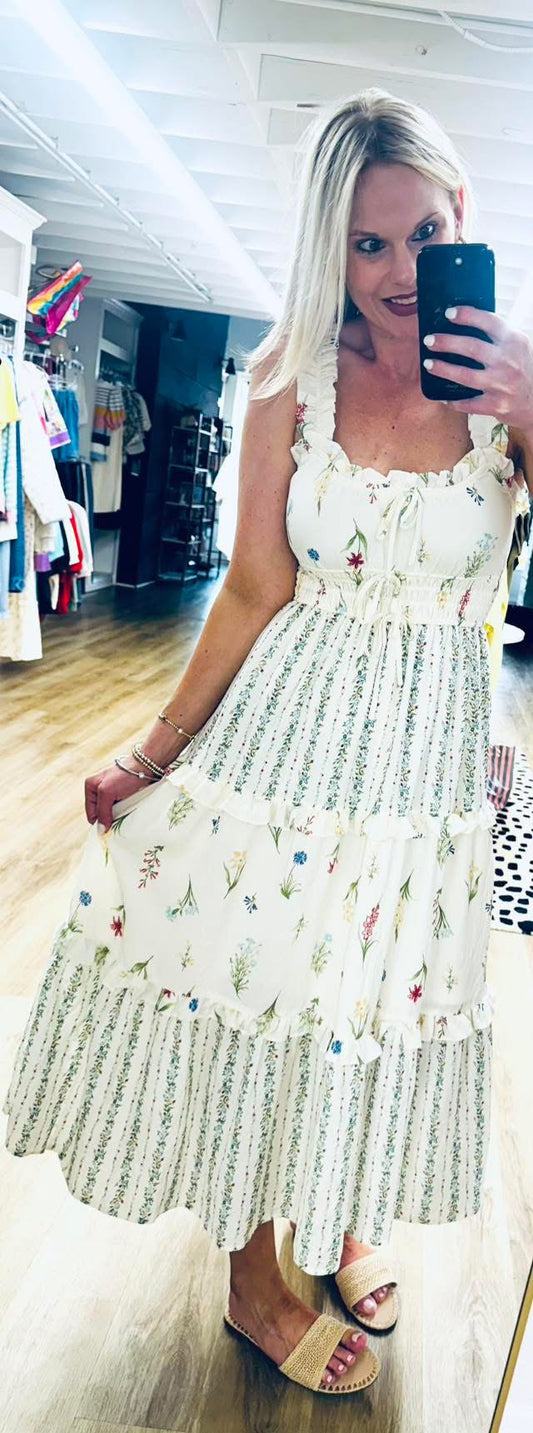 Fields Of Grace Floral Midi