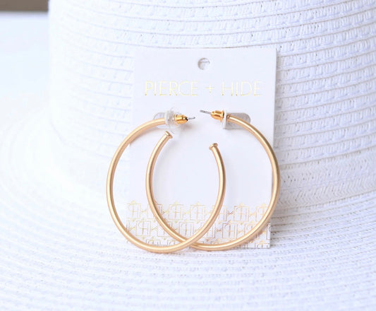 Skinny Everyday Gold Hoops
