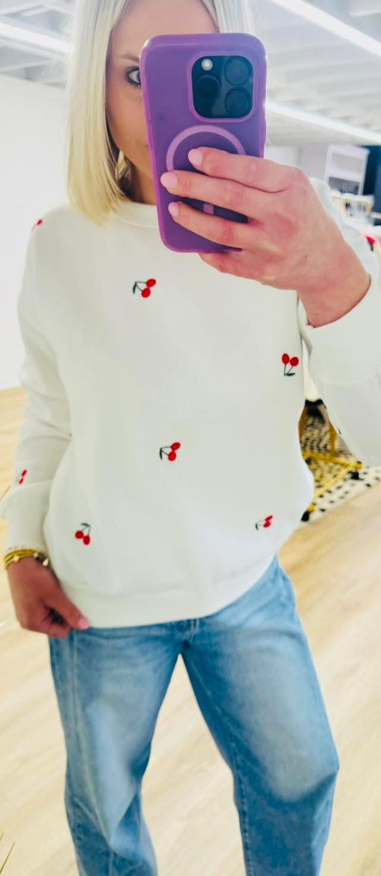 Cherry Whisper Sweatshirt