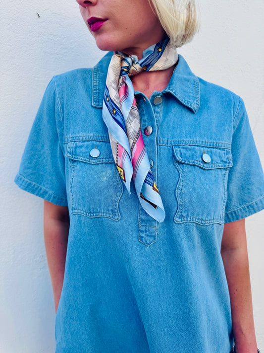 Perfect Afternoon Denim Dress