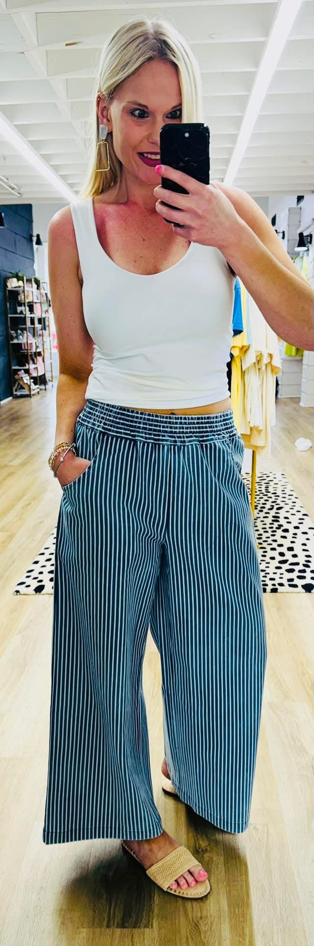 Dockside Dreams Denim Stripe