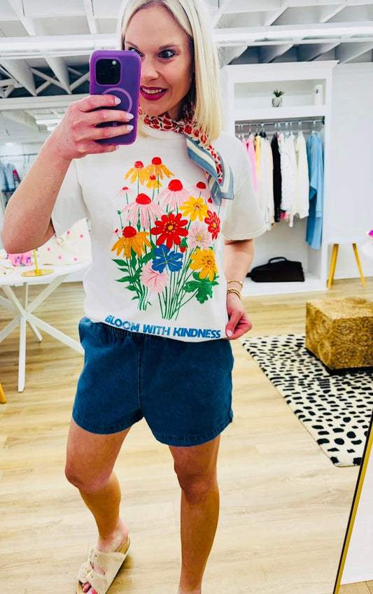 Bloom With Kindness Graphic Tee