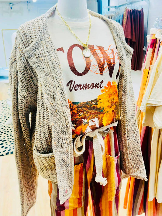 Coffee Shop Cozy Knit Cardigan