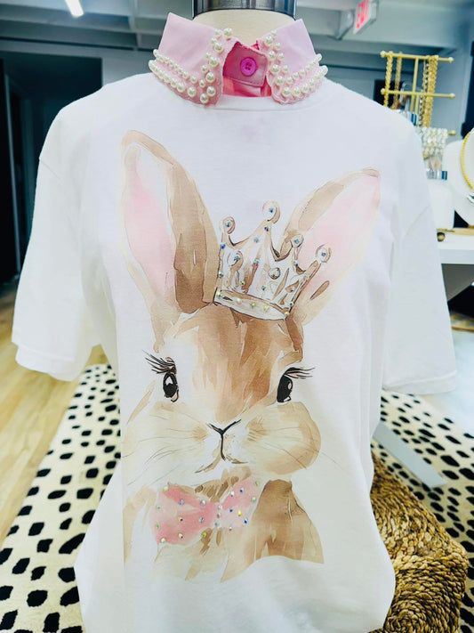 Bunny Rhinestone Tee