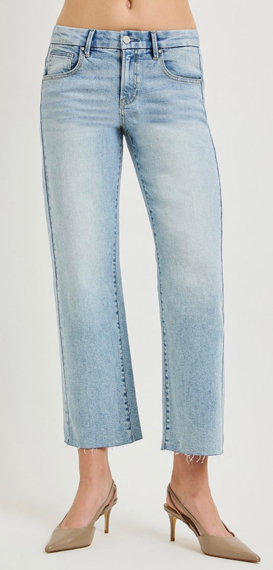 All Eyes On Me Slouchy Crop Jean