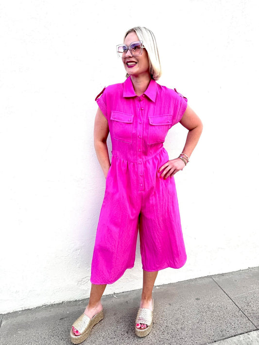 Love Me More Belted Jumpsuit