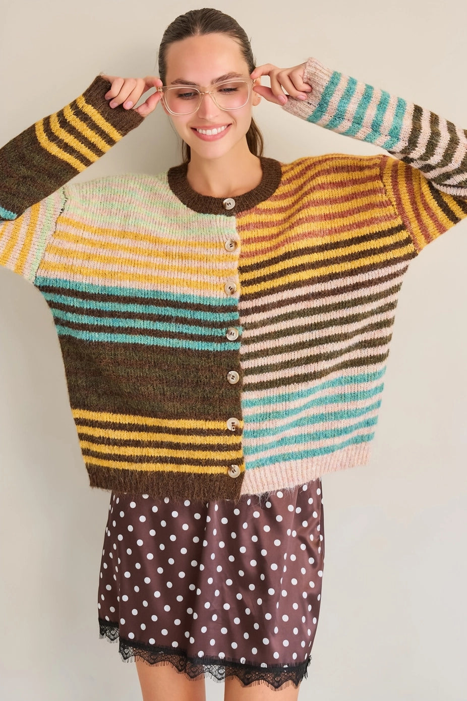 Fall Forever Multi Striped Cardigan