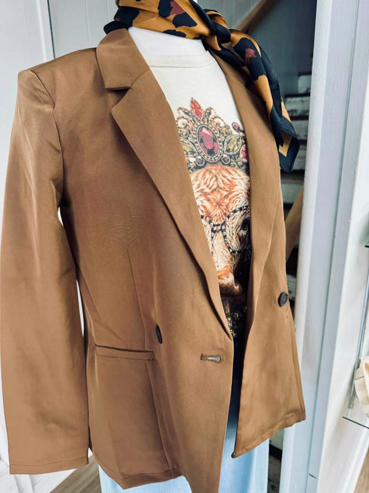 Cocktails First Double Brstd Blazer