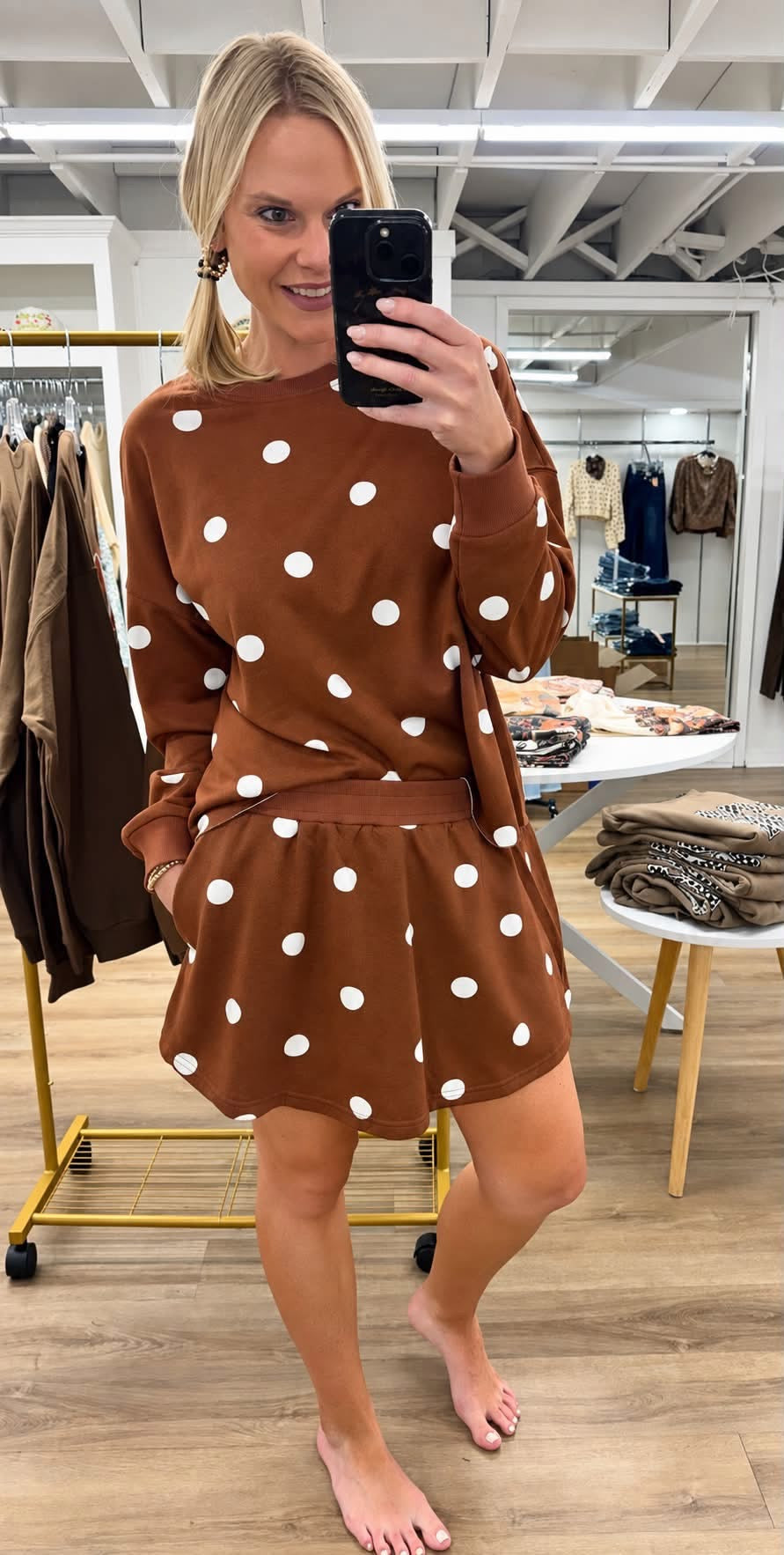 Dot Darling Polka Dot Skort Set