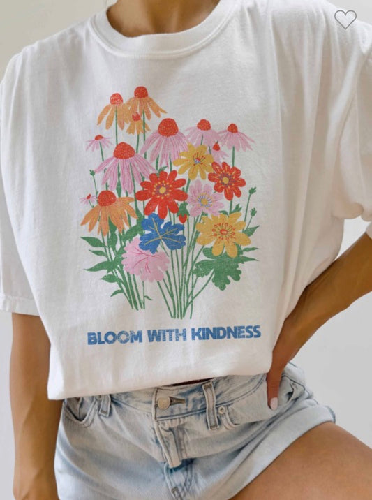 Bloom With Kindness Graphic Tee