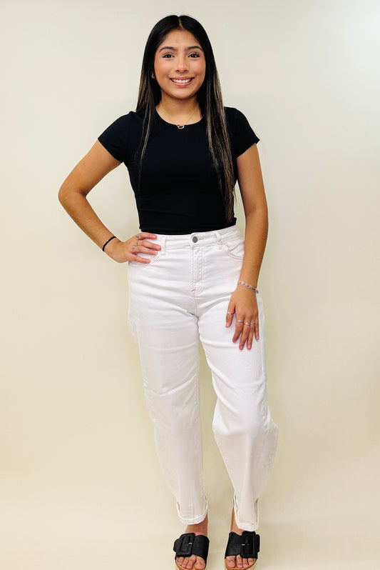 Black Short Sleeve Bodysuit