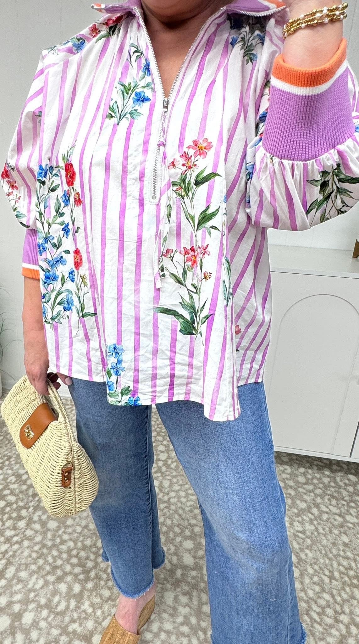 Simply Polished Half Zip Top