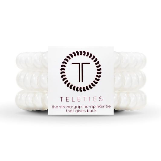 Spiral Hair Coils -Coconut White