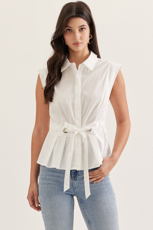 City Socialite Off White CapSleeve