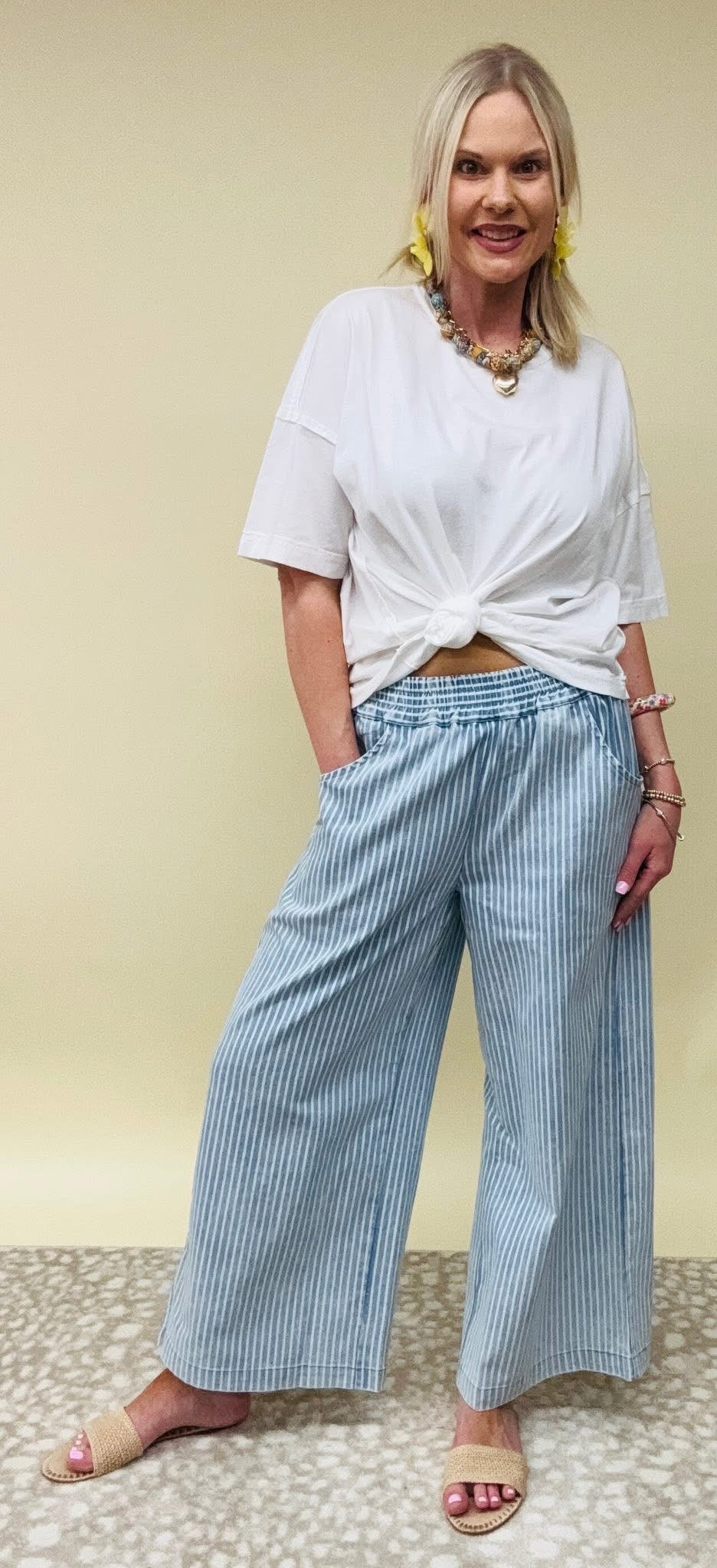 Dockside Dreams Denim Stripe