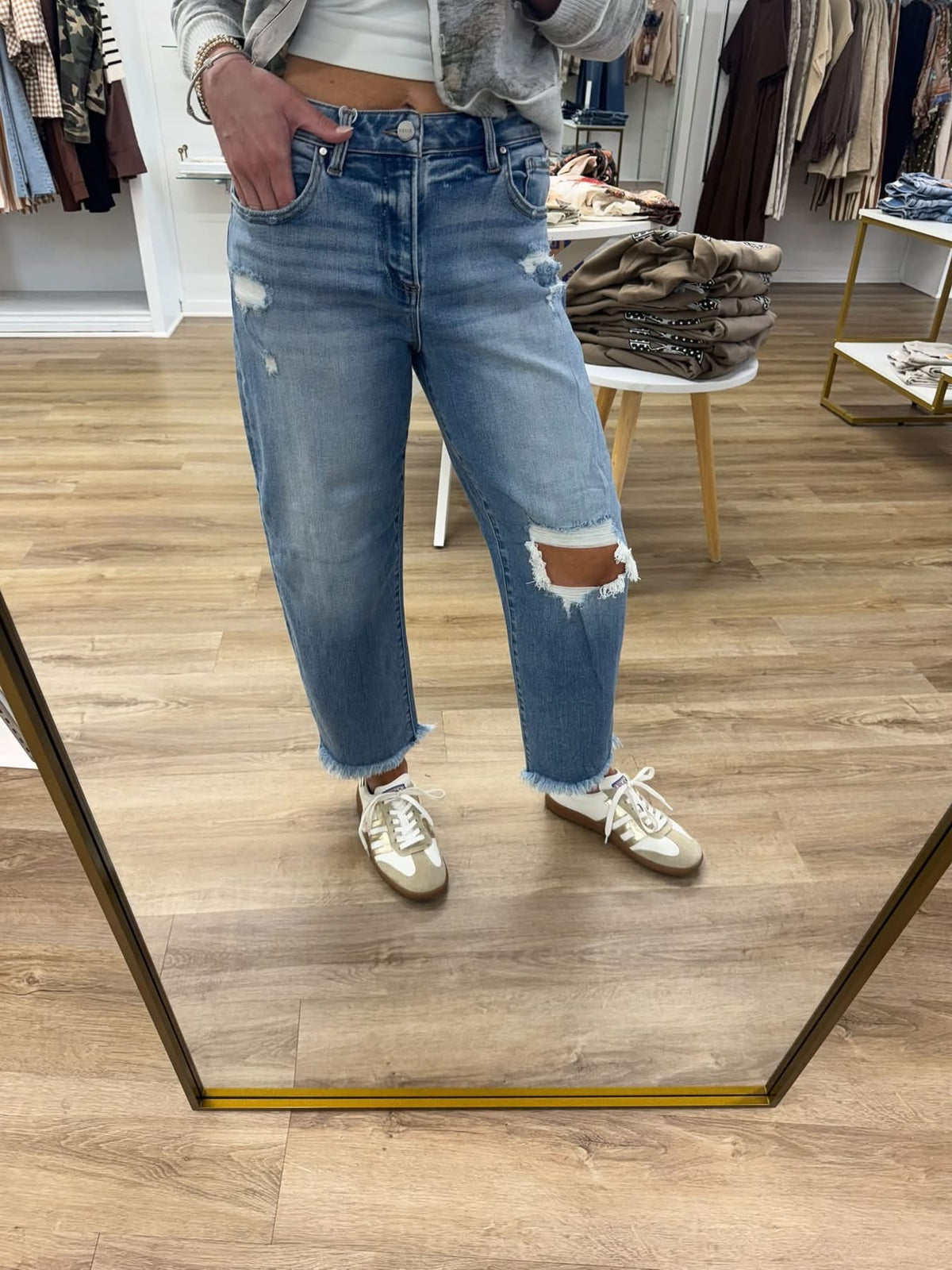 Never Better High Rise Crop Jean