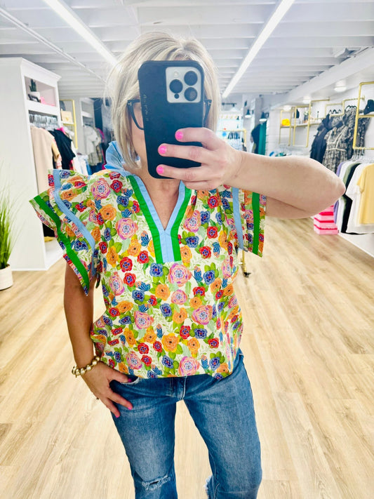 It’s My Day Floral Top