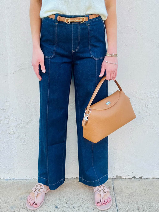 The Siena Dark Denim Pants