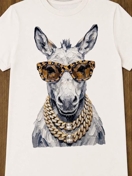 Painted Donkey Cream Graphic