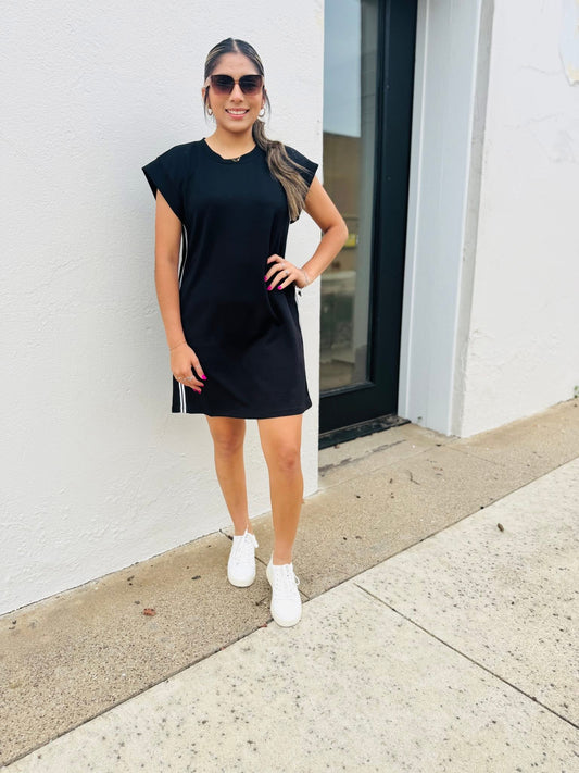 Country Club Basic Black Dress