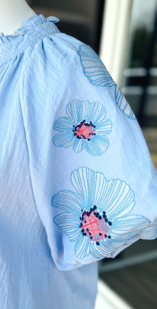 The Freya Embroidered Top