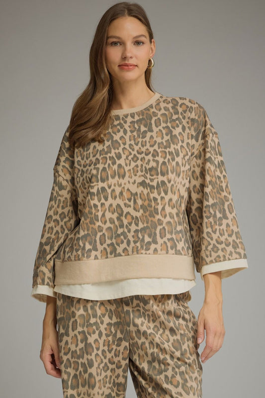 On The Prowl Leopard Print Top