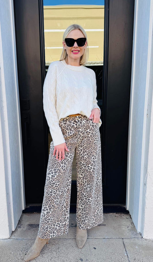 Girl’s Got Sass Leopard Pants