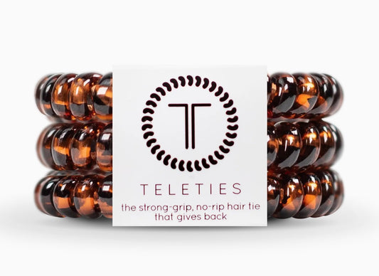Tortoise Hair Ties - Small