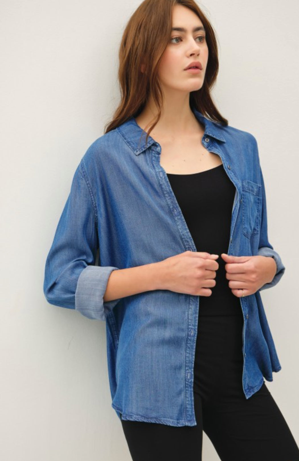 City Stroll Medium Denim Top