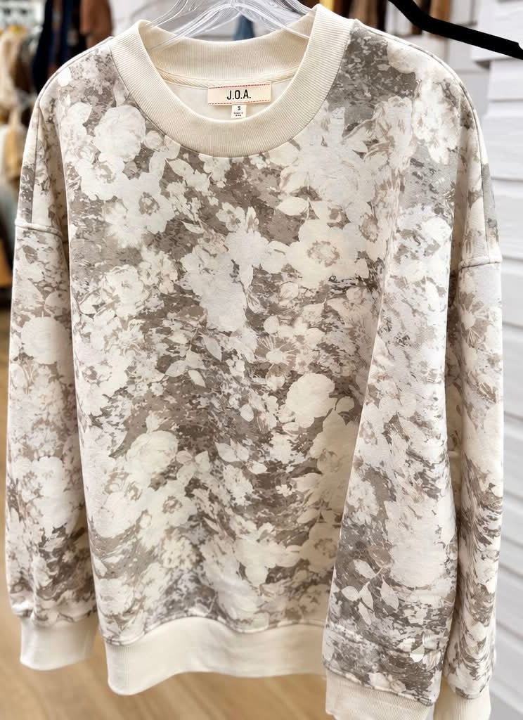 Field Of Dreams Floral Pullover